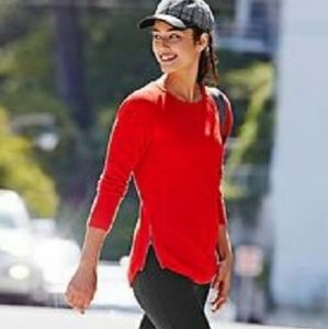 EUC Women's Red Varsity Sweater- Size Small